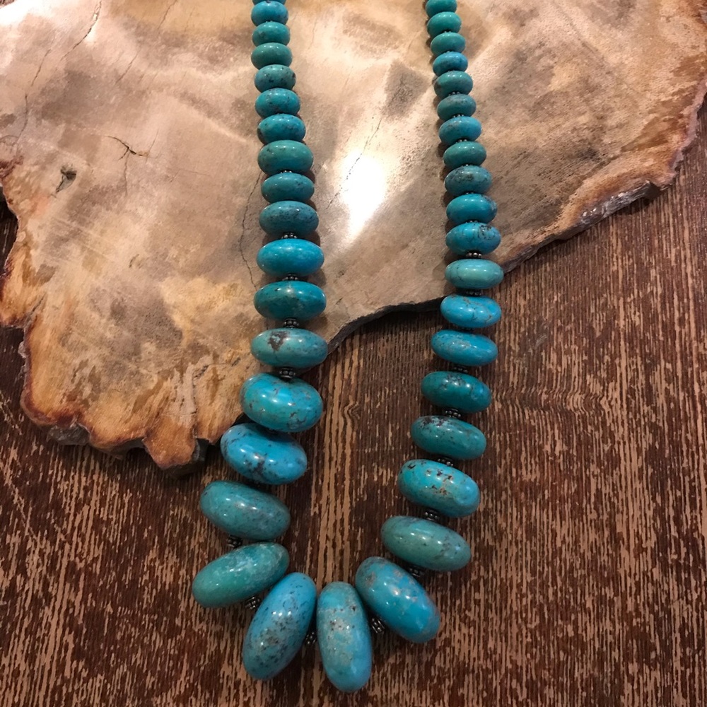 Sterling MASSIVE Genuine Turquoise